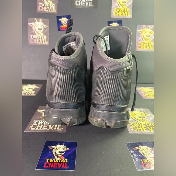 Under Armour Mens 8.5 Curry Top Gun High Top 1274425-006 Shoes Basketball Laced - Picture 6 of 12